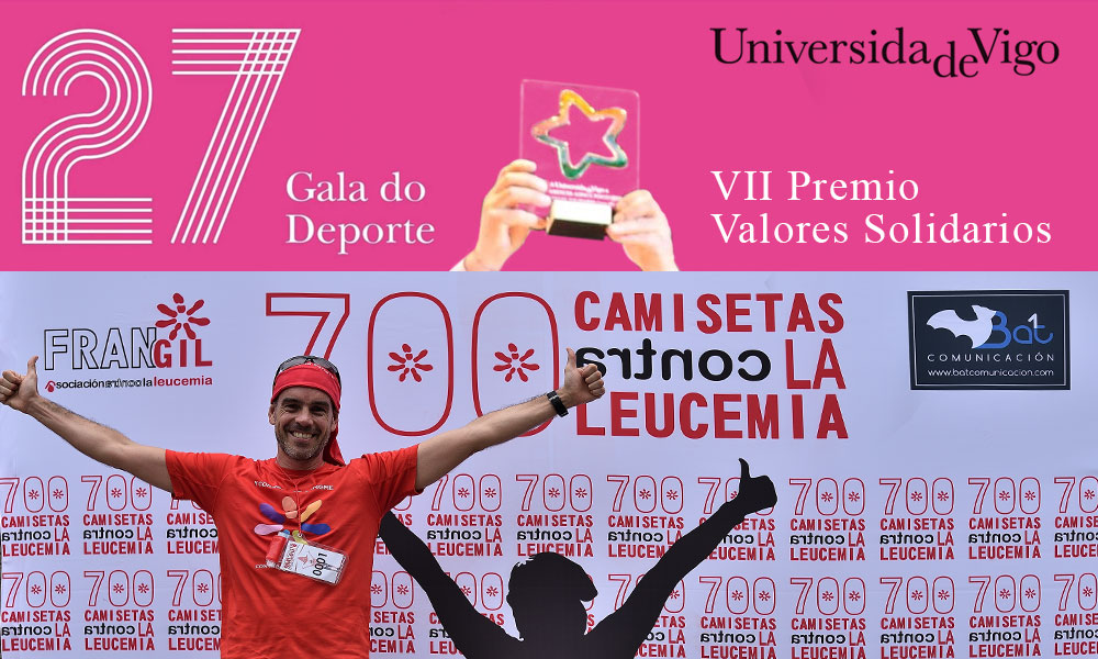 El VII Premio Valores Solidarios para 700 camisetas contra la leucemia.